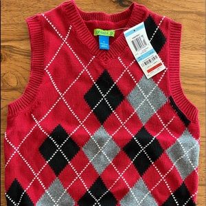 Toddler boys sweater vest.